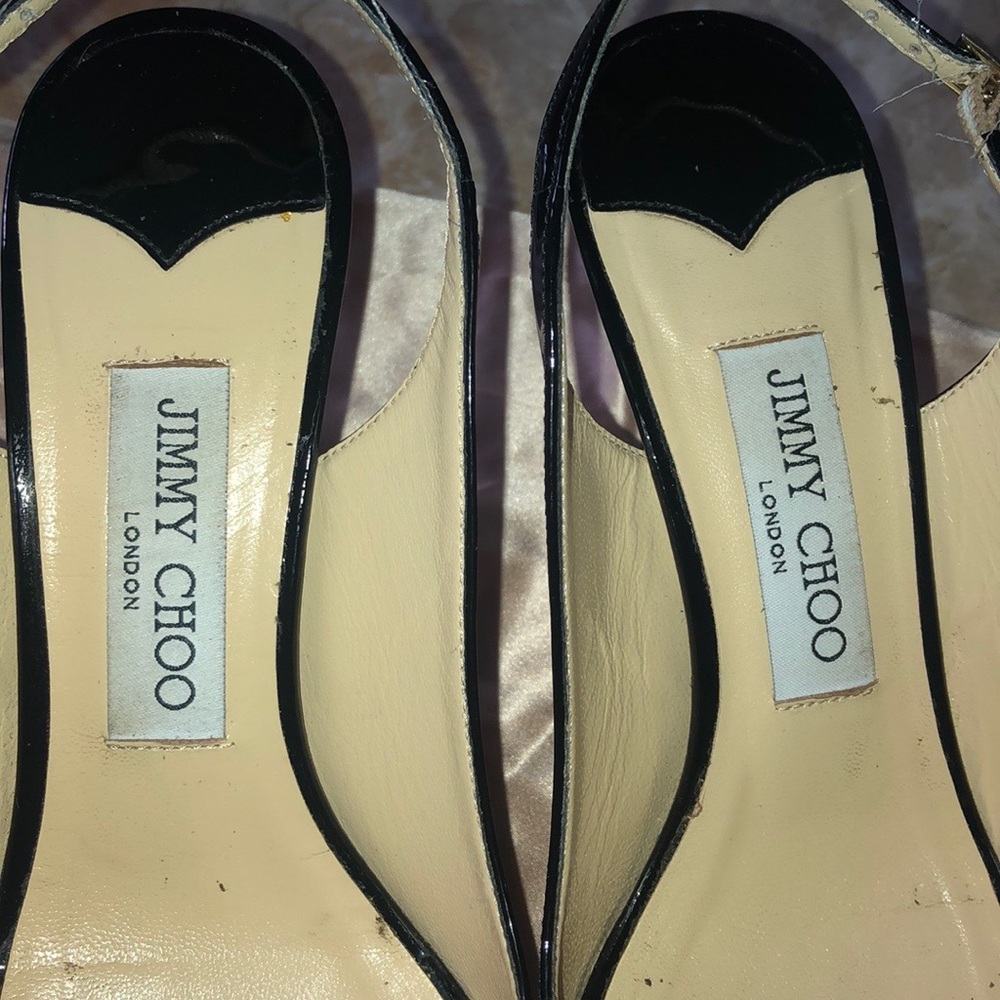 Jimmy Choo Black Stiletto Heels - Picture 4 of 7